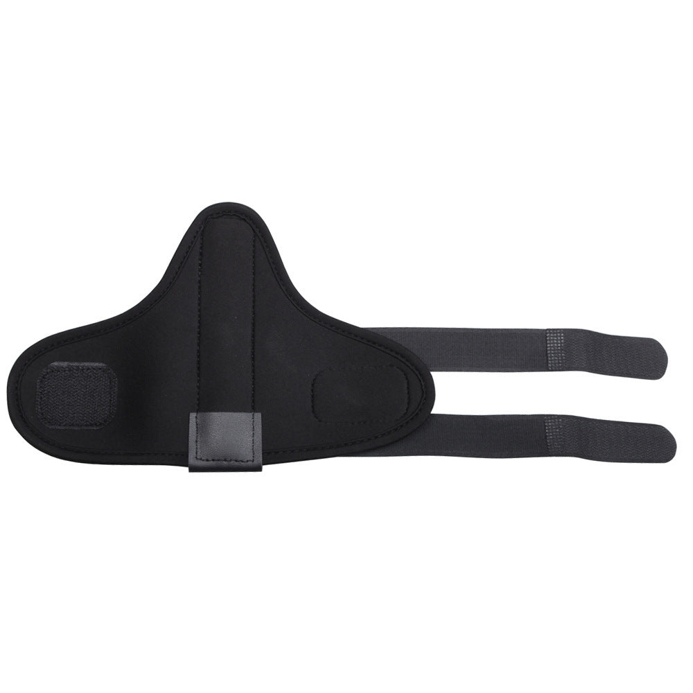 Neoprene golf wrist correction band showing comfortable fit and professional design