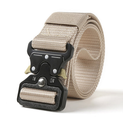 Military tactical belt demonstrating durable build quality and professional design