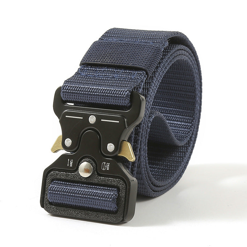 Military Tactical Belt - Heavy-Duty Outdoor Training & EDC Belt