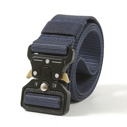Military Tactical Belt - Heavy-Duty Outdoor Training & EDC Belt