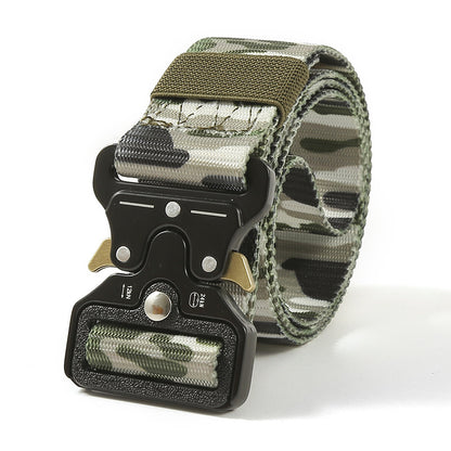 Military Tactical Belt - Heavy-Duty Outdoor Training & EDC Belt