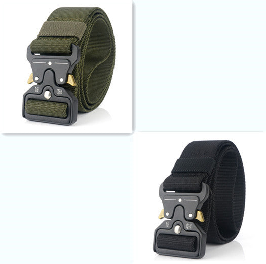 Tactical training belt showing multi-functional use for military and law enforcement