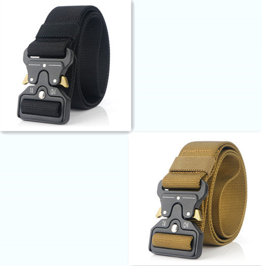 Outdoor tactical belt demonstrating durability and reliability for extreme conditions