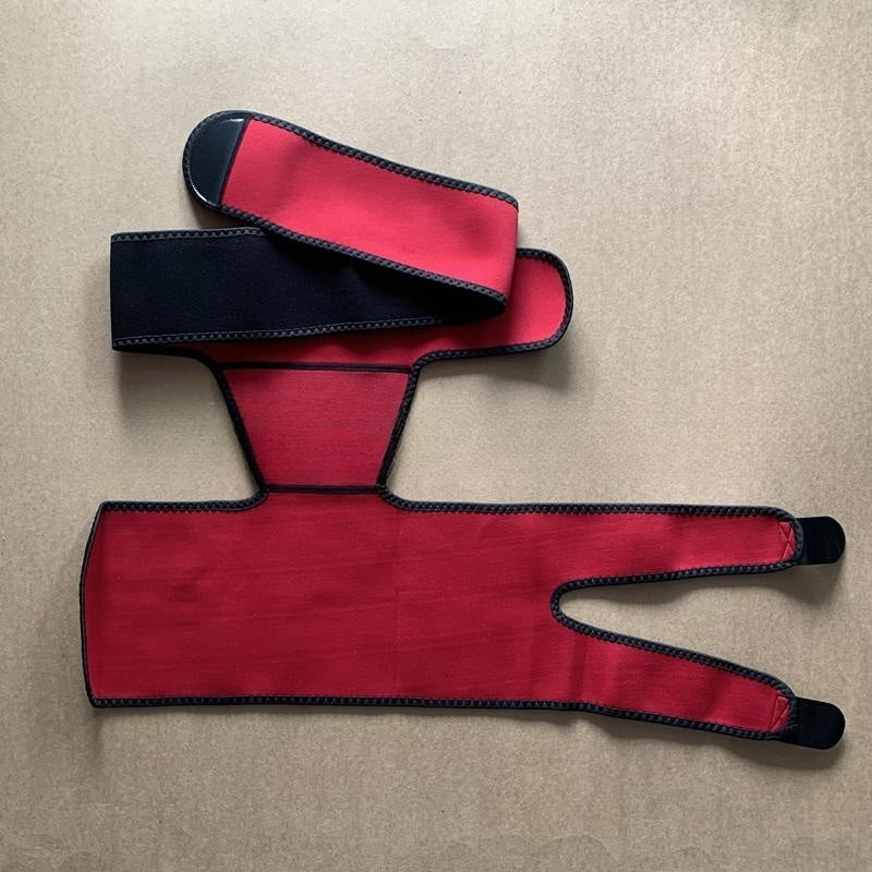 Groin protection belt showing secure fit and professional sports-grade quality