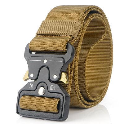 Military Tactical Belt - Heavy-Duty Outdoor Training & EDC Belt
