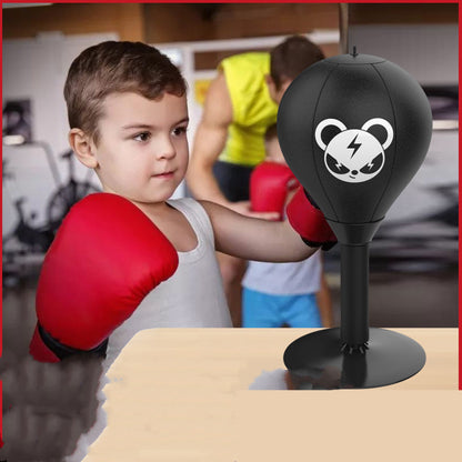Desktop boxing speed ball for ultimate reflex training and stress relief at office or home