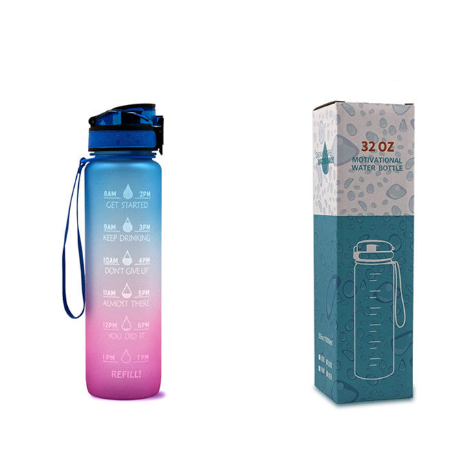 BPA-free Tritan water bottle with hourly hydration reminders